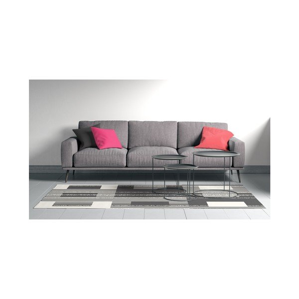 Covor Oyo home Suzzo Gurma, 80 x 150 cm, gri-image-2