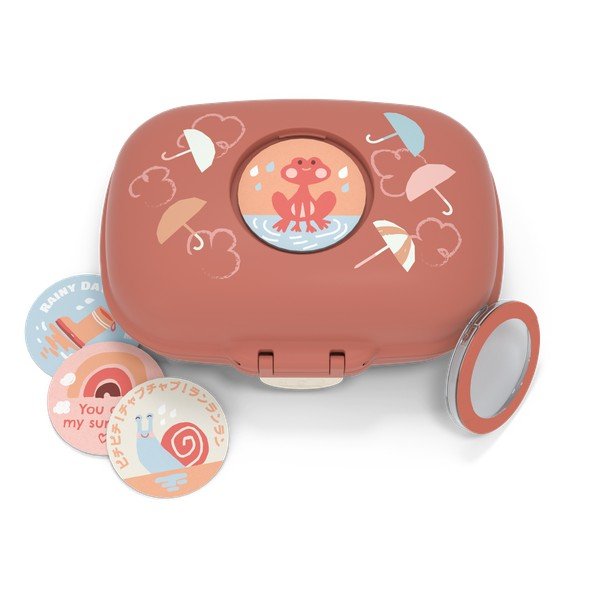 Cutie gustări pentru copii Monbento Gram Umbrella, portocaliu-image-2