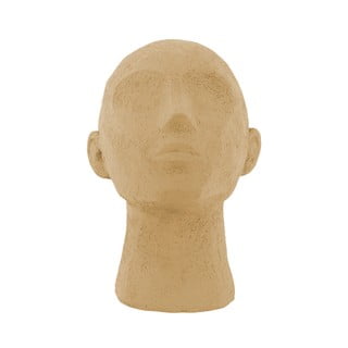 Statuetă decorativă PT LIVING Face Art, înălțime 22,8 cm, maro nisip