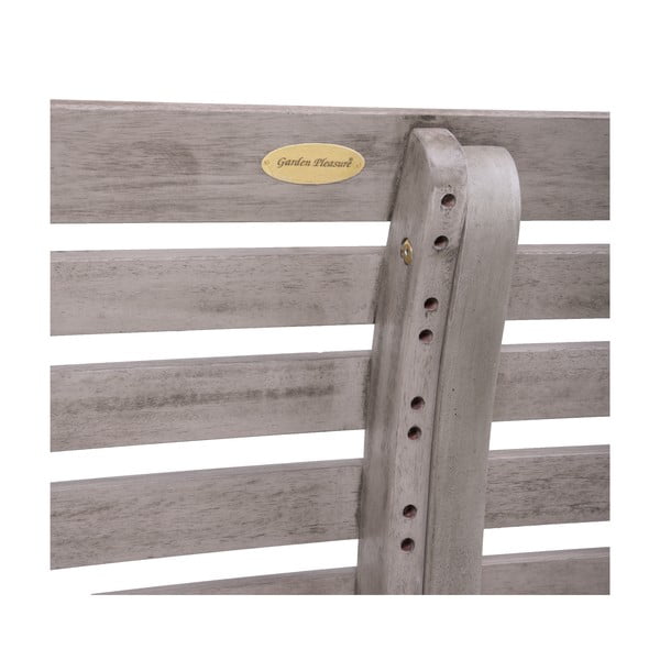 Bancă de grădină gri din lemn masiv Mandalay – Garden Pleasure-image-4