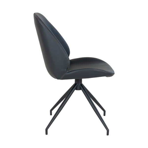 Scaune de dining negre 2 buc. Monte – House Nordic-image-3