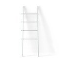 Scară decorativă albă din lemn masiv de plop Leana – Umbra