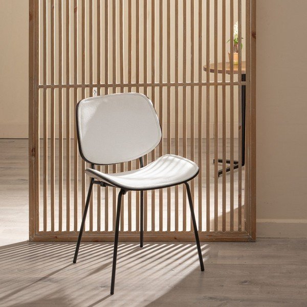 Scaune de dining albe 2 buc. Elio – Ixia-image-1