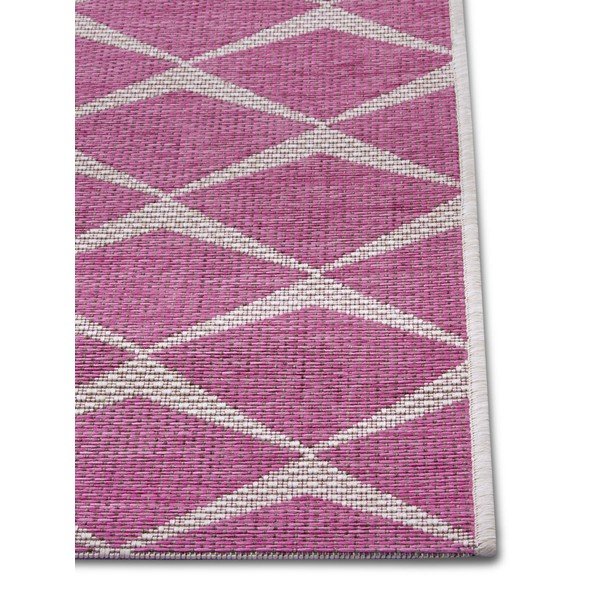 Covor adecvat pentru exterior NORTHRUGS Escala, 70 x 140 cm, roz - bej-image-2