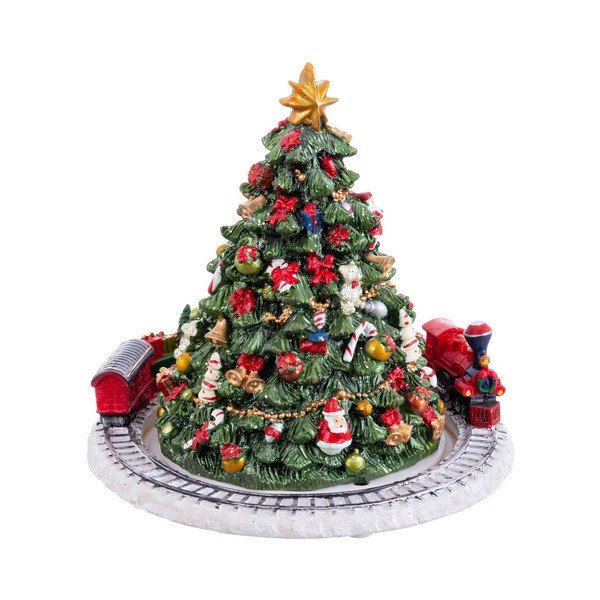 Figurină muzicală din polirășină Christmas Train – Casa Selección
