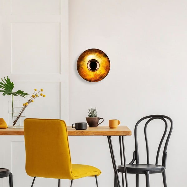 Aplică de perete arămie ø 28 cm Kurt – Opviq lights-image-1