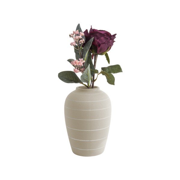 Vază din ceramică PT LIVING Terra, ⌀ 13 cm, alb crem-image-1