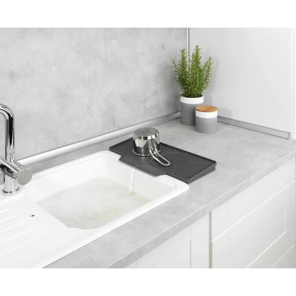 Tavă scurs vase Wenko Neli, 20 x 40 cm, gri închis-image-1