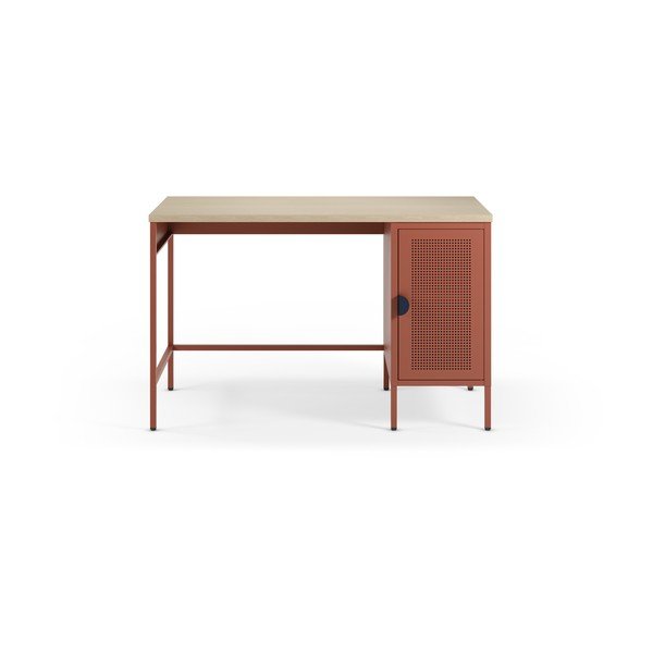 Birou cu blat cu aspect de lemn de stejar 60x120 cm Sayla – Marckeric-image-4