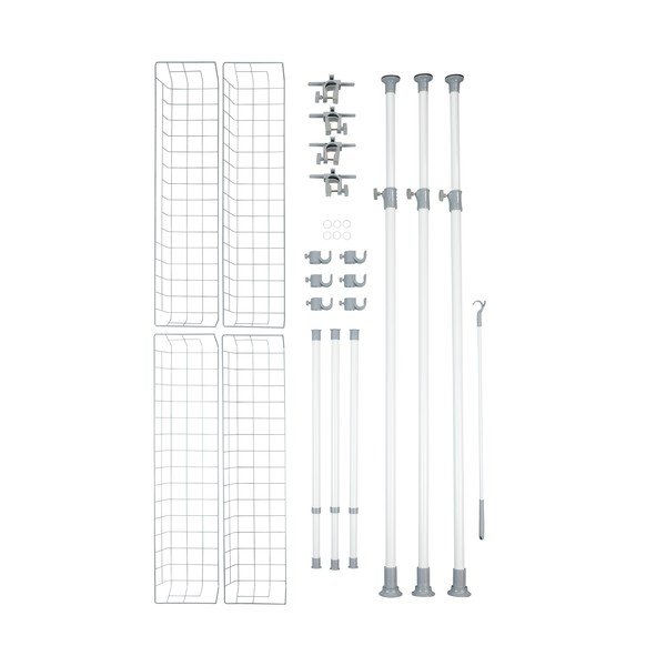Sistem telescopic garderobă Wenko Herkules, până la 250 cm-image-4