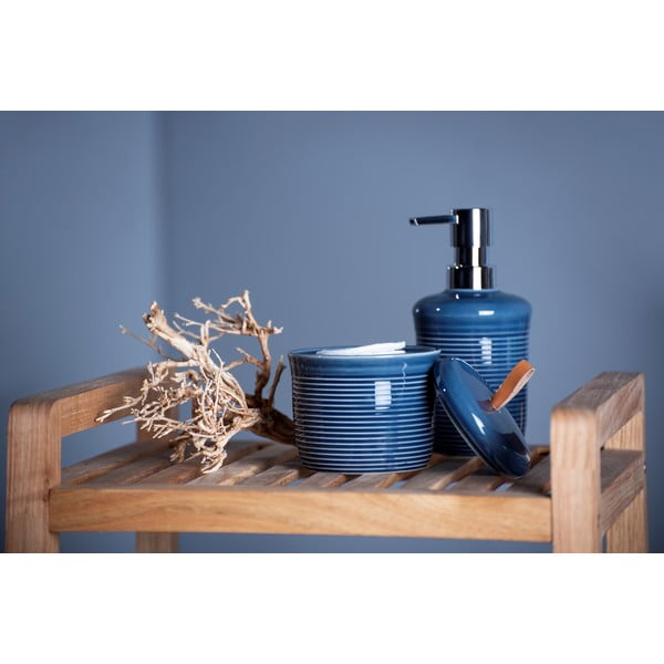 Dozator din ceramică pentru săpun Wenko Sada, albastru-image-4