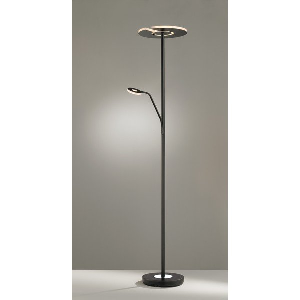 Lampadar negru LED cu intensitate reglabilă (înălțime 180 cm) Dent – Fischer & Honsel-image-1