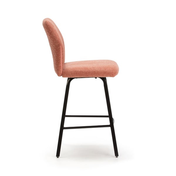 Scaune de bar roz 4 buc. 65 cm Bei – Marckeric-image-3