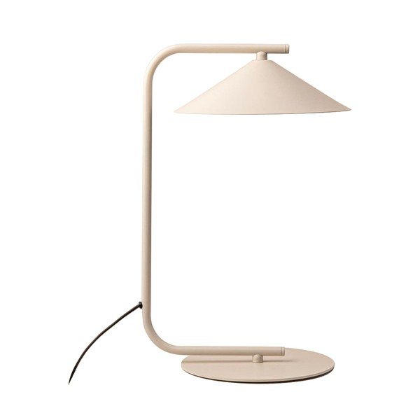 Veioză crem din metal (înălțime 42 cm) Nocte – Micadoni 