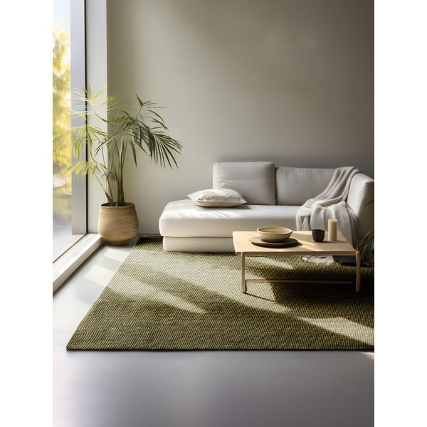 Covor kaki din iută 120x170 cm Bouclé – Hanse Home-image-1