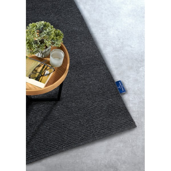 Covor tip traversă gri închis țesut manual din lână 80x200 cm Francois – Villeroy&Boch-image-2