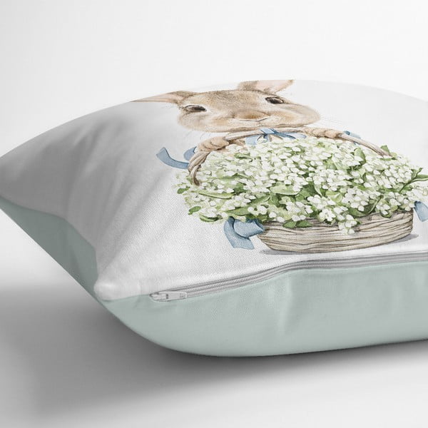 Față de pernă 43x43 cm cu model de Paști – Mila Home-image-1