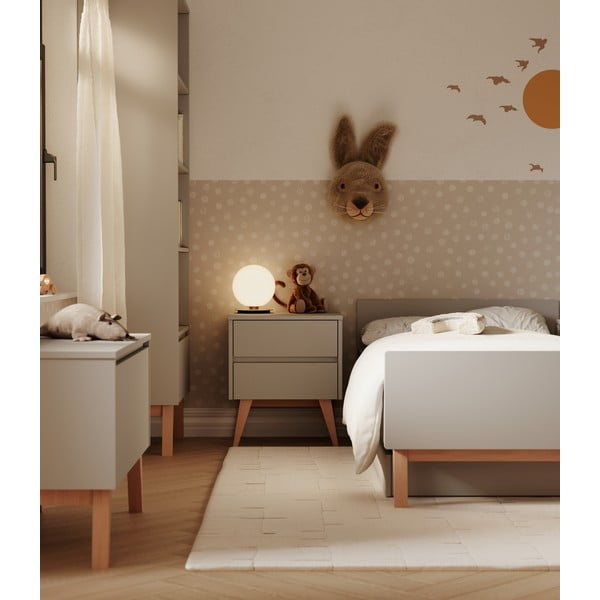 Noptieră pentru copii gri Swing – Pinio-image-1