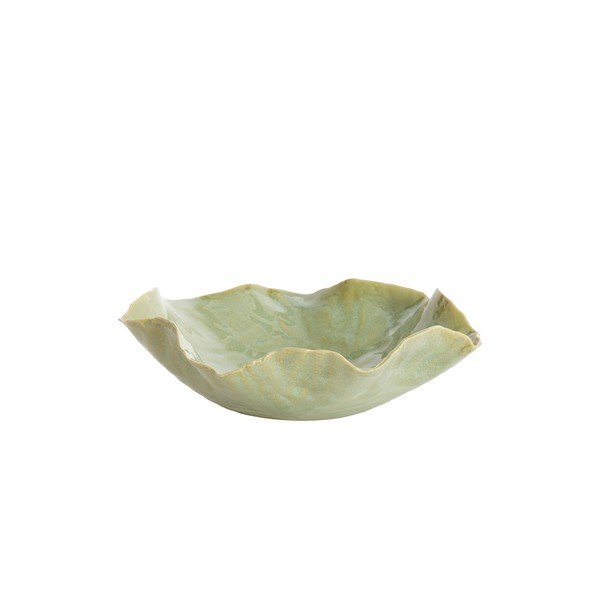 Bol verde mentă din ceramică Banda – Light & Living