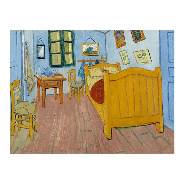 Tablou Vincent van Gogh - The Bedroom, 60x45 cm