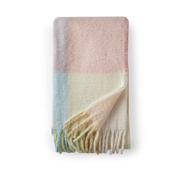 Pătură 130x170 cm Faux Mohair Check – Catherine Lansfield