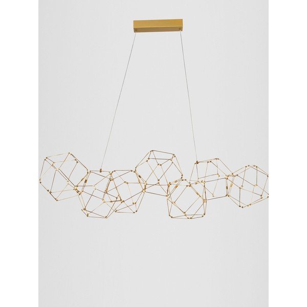 Lustră aurie LED din aluminiu Nebula – Nova Luce-image-4