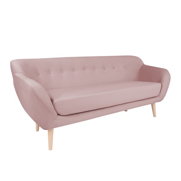 Canapea cu 3 locuri BSL Concept Eleven, roz