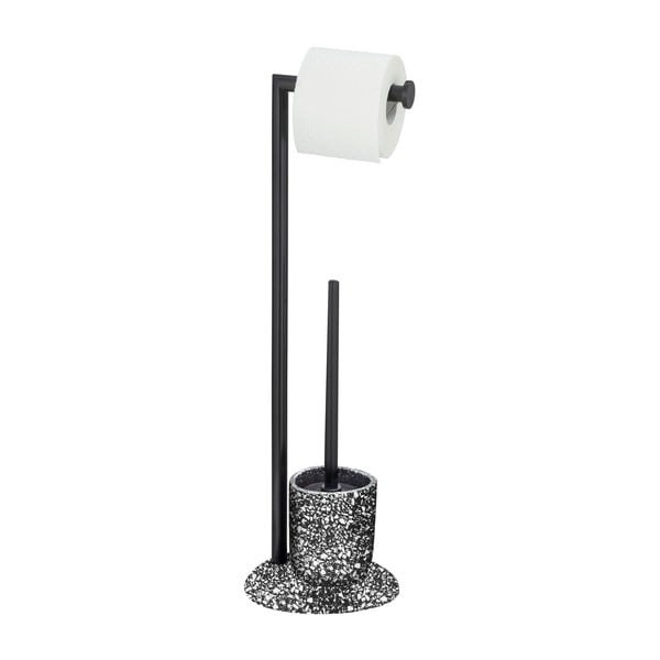 Set toaletă Wenko Terrazzo, negru-image-1