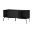 Comodă TV neagră 116x55x42 cm Met Mini – noo.ma