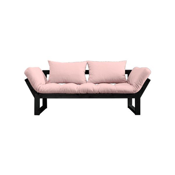 Canapea extensibilă Karup Edge Black/Pink Peonie-image-2