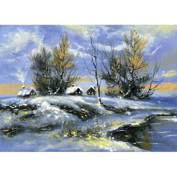 Tablou 70x50 cm Winter – Wallity