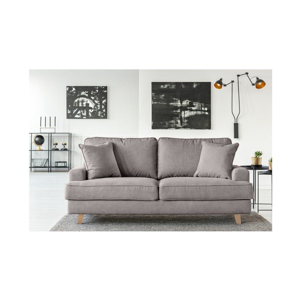 Canapea cu 3 locuri Cosmopolitan design Madrid, gri-image-3