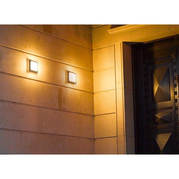 Corp de iluminat pentru exterior LED de perete (înălțime 14 cm) Hondo – Trio-image-1