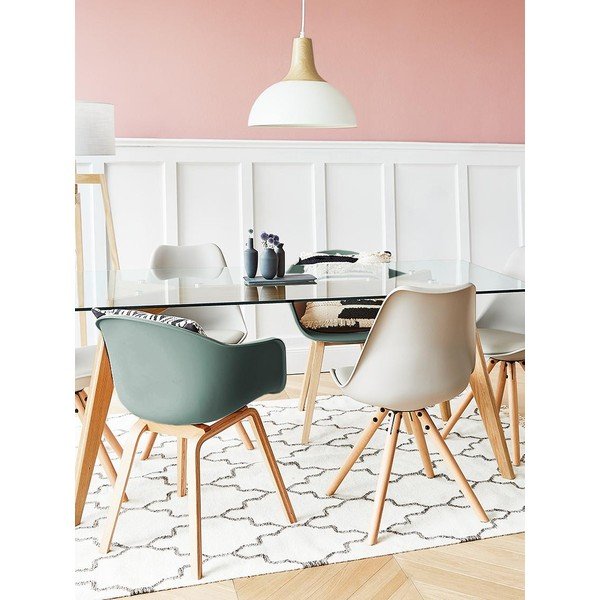 Scaun dining Westwing Collection Claire, verde-natural-image-1