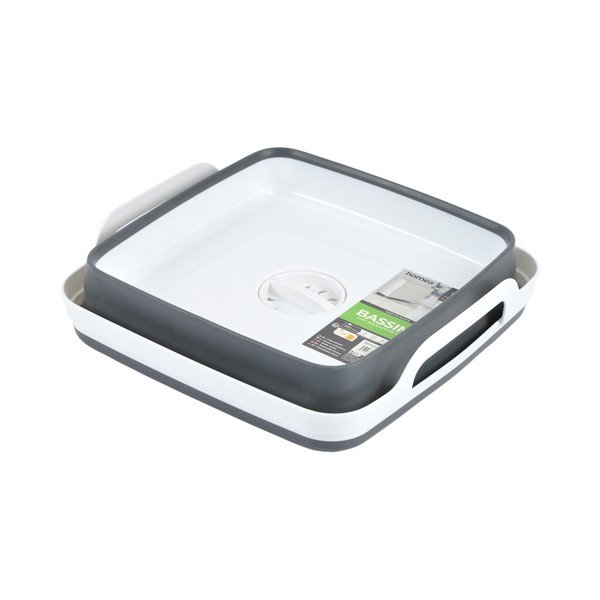 Lighean alb/gri 9 l – Homéa-image-1