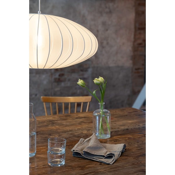 Lustră albă cu abajur textil ø 60 cm Florence – Markslöjd-image-4