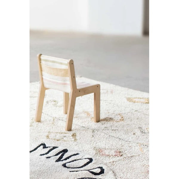 Scaun de copii în culoare naturală Kaarol Earth – Lorena Canals-image-1