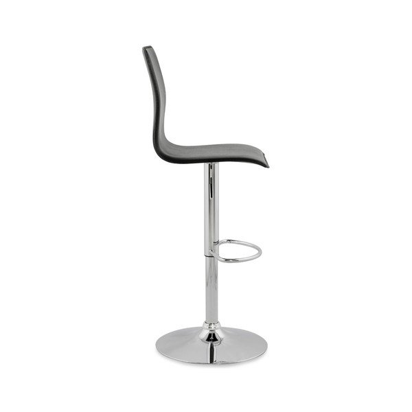 Scaun de bar Kokoon Soho, negru-image-1