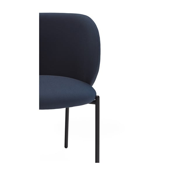 Set de scaune de sufragerie albastru închis 2 buc. tapițat Mogi – Teulat-image-4