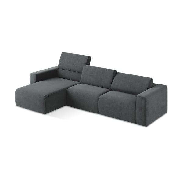 Colțar modular gri (cu colț pe partea stângă) Kalea – Makamii-image-1