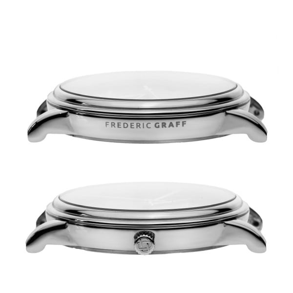 Ceas unisex Frederic Graff Breithorn, curea metalică, argintiu-image-3