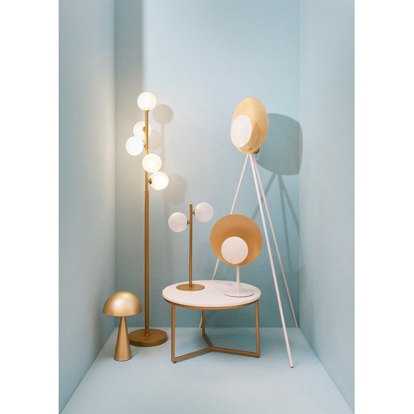 Lampadar auriu cu abajur din sticlă (înălțime 156,5 cm) Balls – Bizzotto-image-3