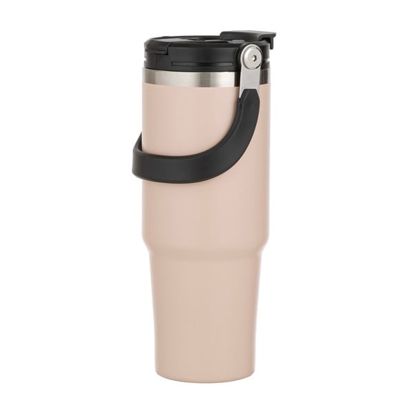 Sticlă bej de călătorie din oțel inoxidabil 1 l Eco – Ladelle