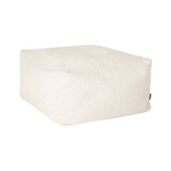 Puf bej cu tapițerie din țesătură bouclé Keno – noo.ma