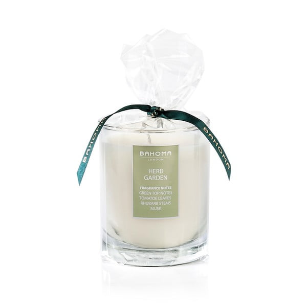 Lumânare parfumată Bahoma White, plante aromate, ardere 55 de ore