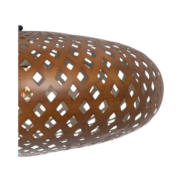 Lustră aurie cu abajur din metal ø 56 cm – Ixia-image-2