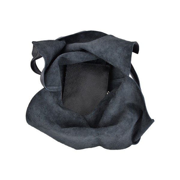 Geantă din piele Isabella Rhea Pemlio, negru-image-4