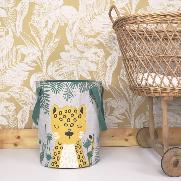 Coș de depozitare textil Nattiot Soren, ø 30 cm-image-1