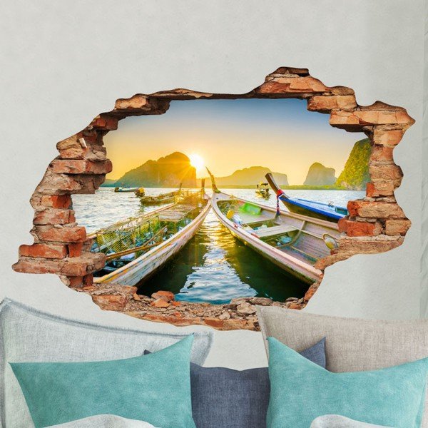 Autocolant Ambiance Landscape Thailand, 60 x 90 cm-image-1