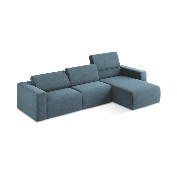 Colțar modular albastru (cu colț pe partea dreaptă) Kalea – Makamii-image-1
